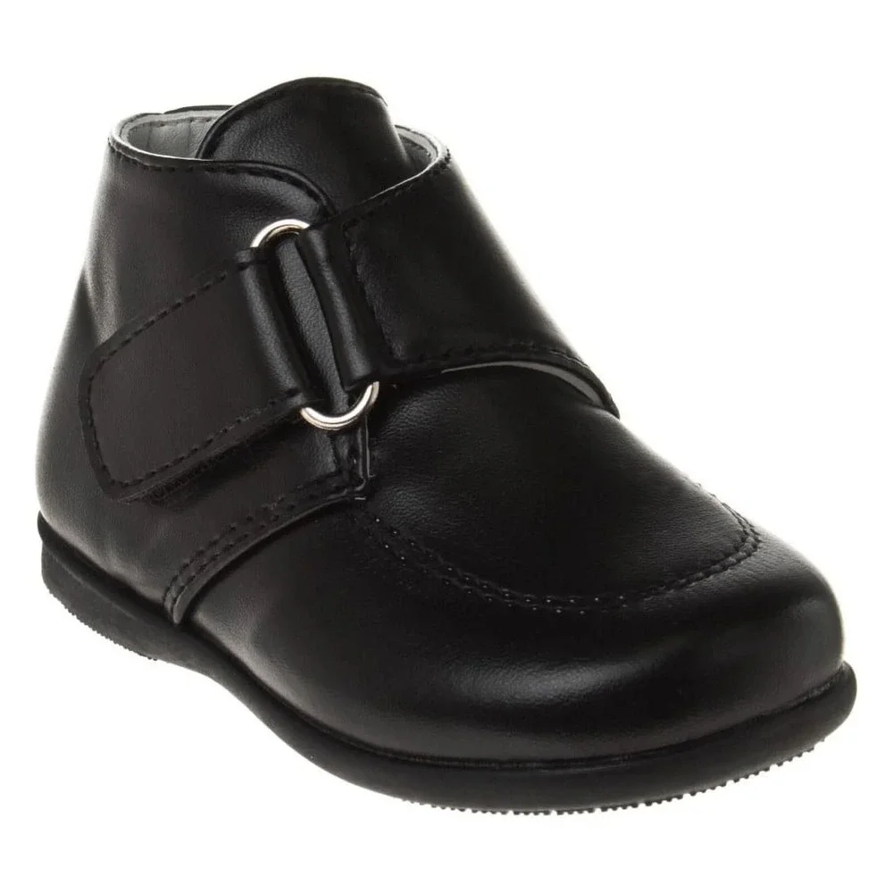 Josmo Boy's Baby Toddler Strap Dress Walking Shoes - Black - Size 5 - NWT
